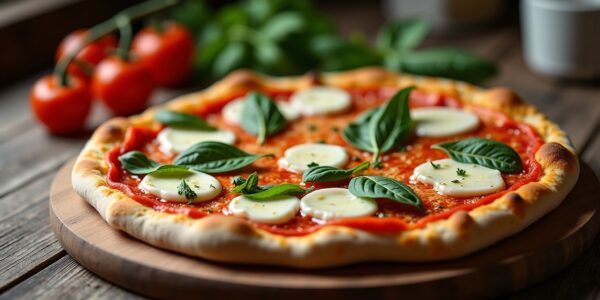Pizza mozzarella maison : savoureuse et facile à préparer