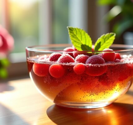 Recette facile : Soupe pétillante au champagne et fruits rouges surgelés
