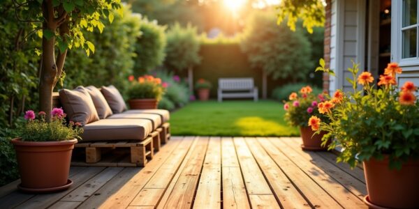 Combien de temps dure une terrasse en palette ? Guide pratique d'entretien et astuces