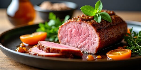 Rôti de porc express au Cookeo accompagné d'un fond de veau savoureux