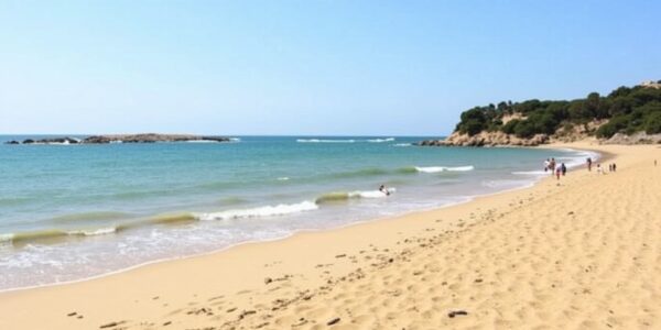 Plage du Trélus à Toulon : un écrin de sable fin au cœur d’un paysage naturel préservé