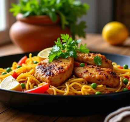 Fideuà au poulet : une recette simple et rapide à réaliser chez soi