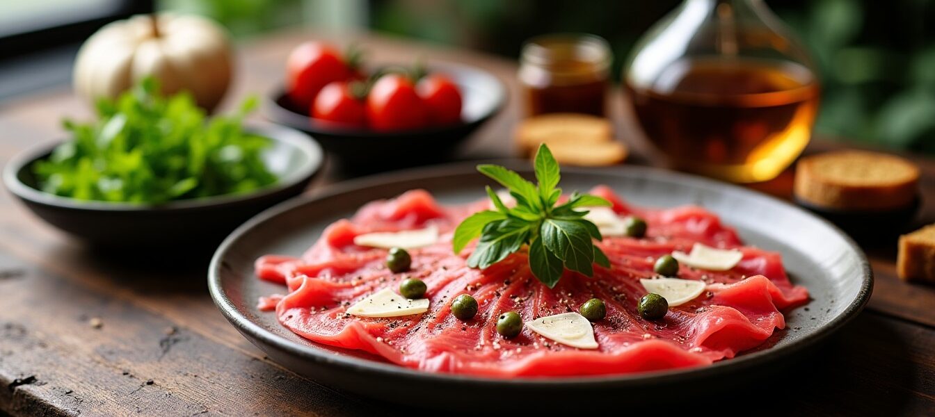 Carpaccio de bœuf : idées d’accompagnements faciles et gourmandes pour sublimer votre plat