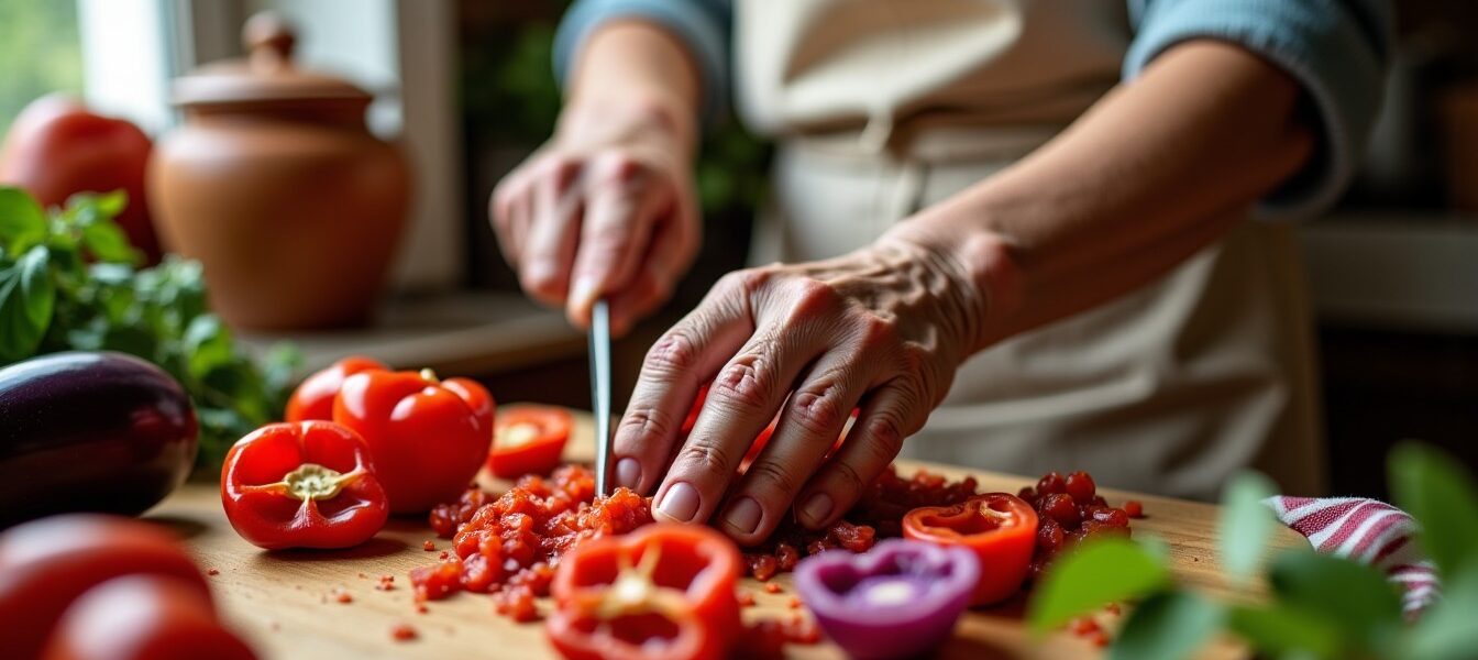 La Caponata Sicilienne de Grand-mère : Une Recette Authentique Simple à Réaliser