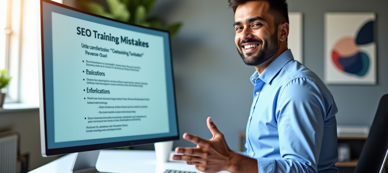 5 erreurs fréquentes en formation SEO identifiées par Jimenez Julien