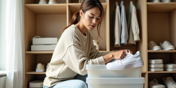 Ranger ses chaussures en boîtes : par où débuter ?