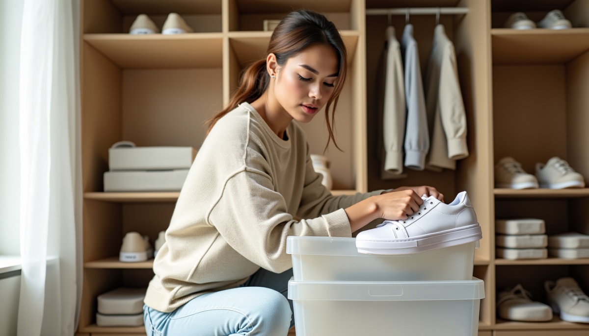Ranger ses chaussures en boîtes : par où débuter ?